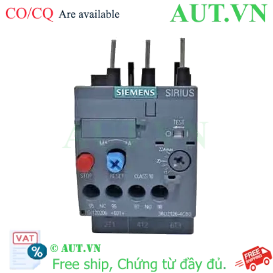 Ảnh của Rơ le nhiệt 690VAC SIEMENS 3RU2126-4CB0 