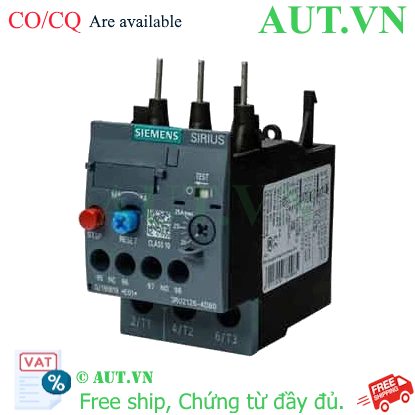 Ảnh của Rơ le nhiệt 690VAC SIEMENS 3RU2126-4DB0 