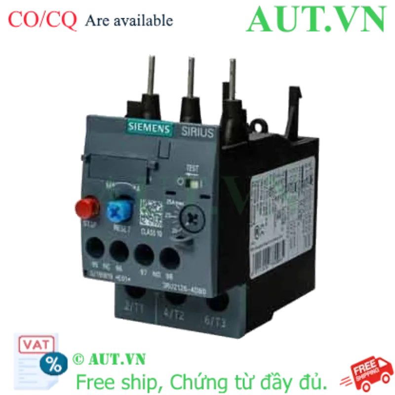 Ảnh của Rơ le nhiệt 690VAC SIEMENS 3RU2126-4DB0 