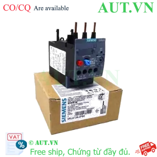 Ảnh của Rơ le nhiệt 690VAC SIEMENS 3RU2126-4FB0 