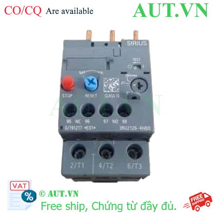 Ảnh của Rơ le nhiệt 690VAC SIEMENS 3RU2126-4NB0 