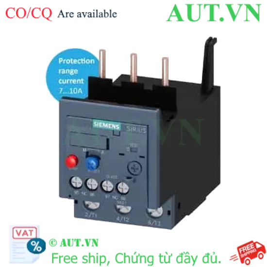 Ảnh của Rơ le nhiệt 690VAC SIEMENS 3RU2136-1JB0 