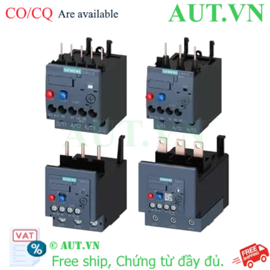 Ảnh của Rơ le nhiệt 690VAC SIEMENS 3RU2136-1KB0 