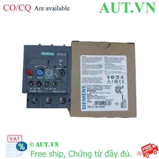 Ảnh của Rơ le nhiệt 690VAC SIEMENS 3RU2136-4GB0 
