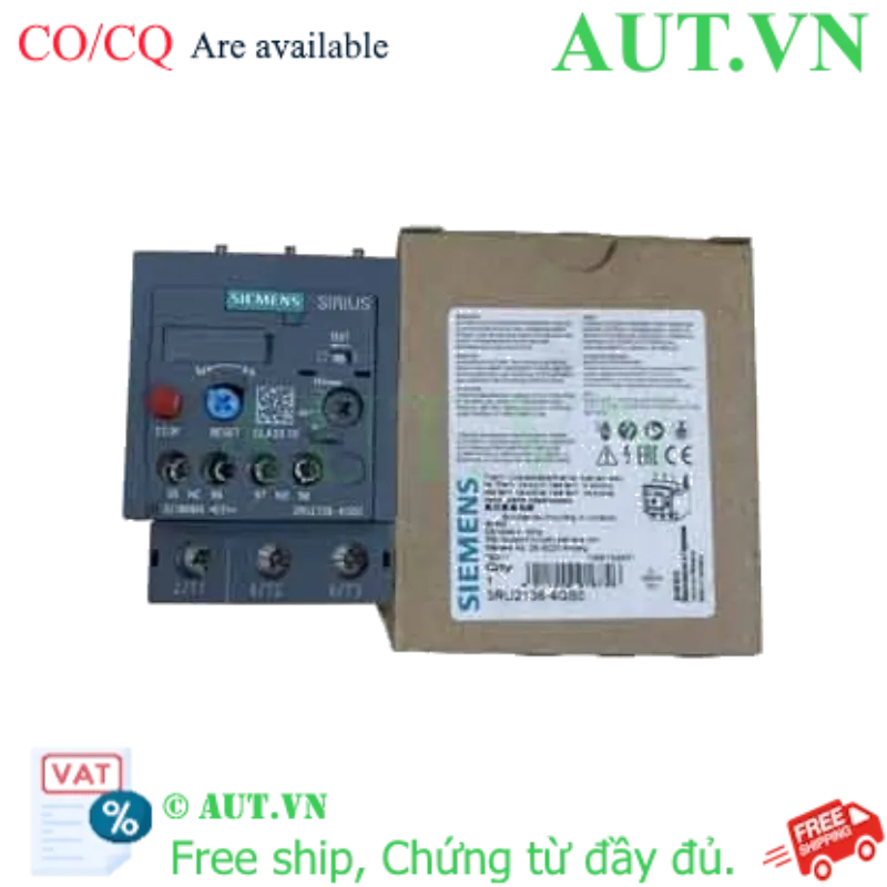 Ảnh của Rơ le nhiệt 690VAC SIEMENS 3RU2136-4GB0 