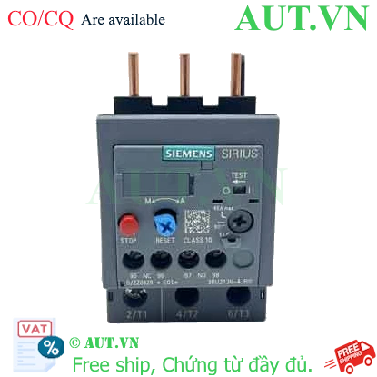 Ảnh của Rơ le nhiệt 690VAC SIEMENS 3RU2136-4JB0 