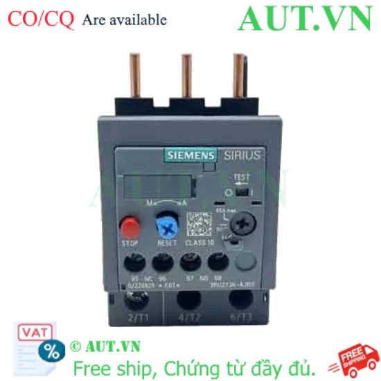 Ảnh của Rơ le nhiệt 690VAC SIEMENS 3RU2136-4JB0 