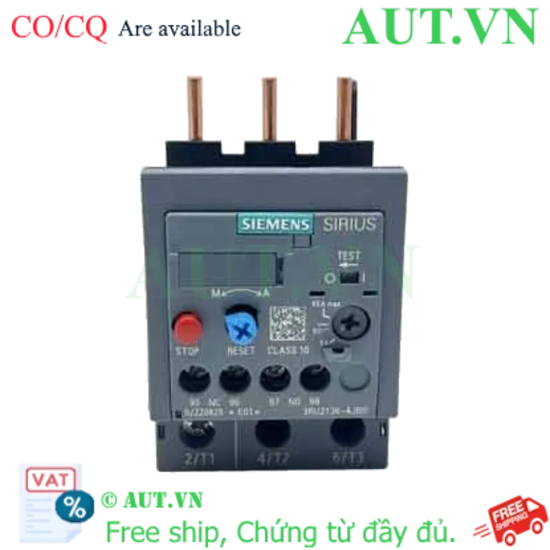 Ảnh của Rơ le nhiệt 690VAC SIEMENS 3RU2136-4JB0 
