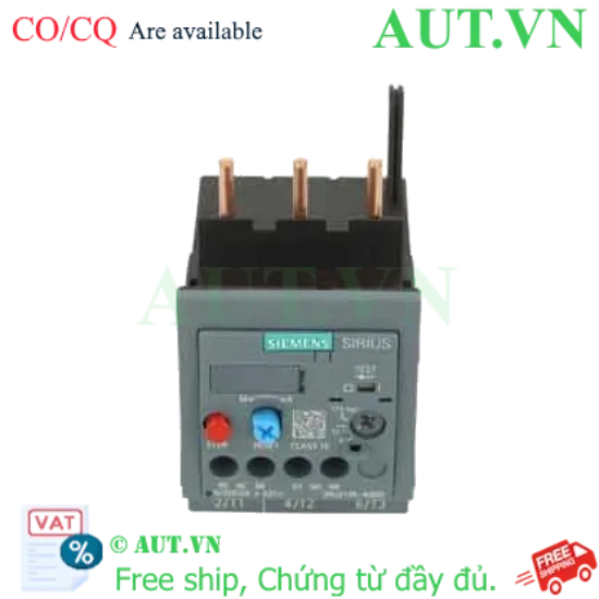 Ảnh của Rơ le nhiệt 690VAC SIEMENS 3RU2136-4QB0 