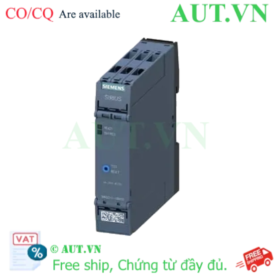 Ảnh của Rơ le nhiệt bảo vệ động cơ bằng cảm biến PTC SIEMENS 3RN2012-1BW30 