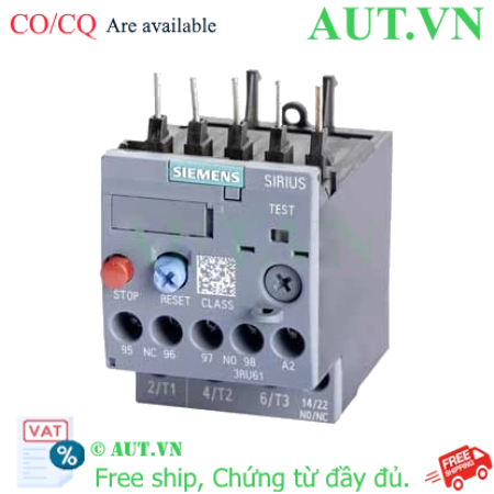 Ảnh của Rơ le nhiệt SIEMENS 3RU6116-1CB0 