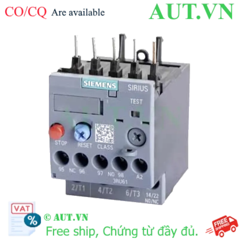 Ảnh của Rơ le nhiệt SIEMENS 3RU6116-1CB0 