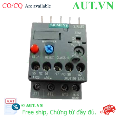 Ảnh của Rơ le nhiệt SIEMENS 3RU6116-1JB0 