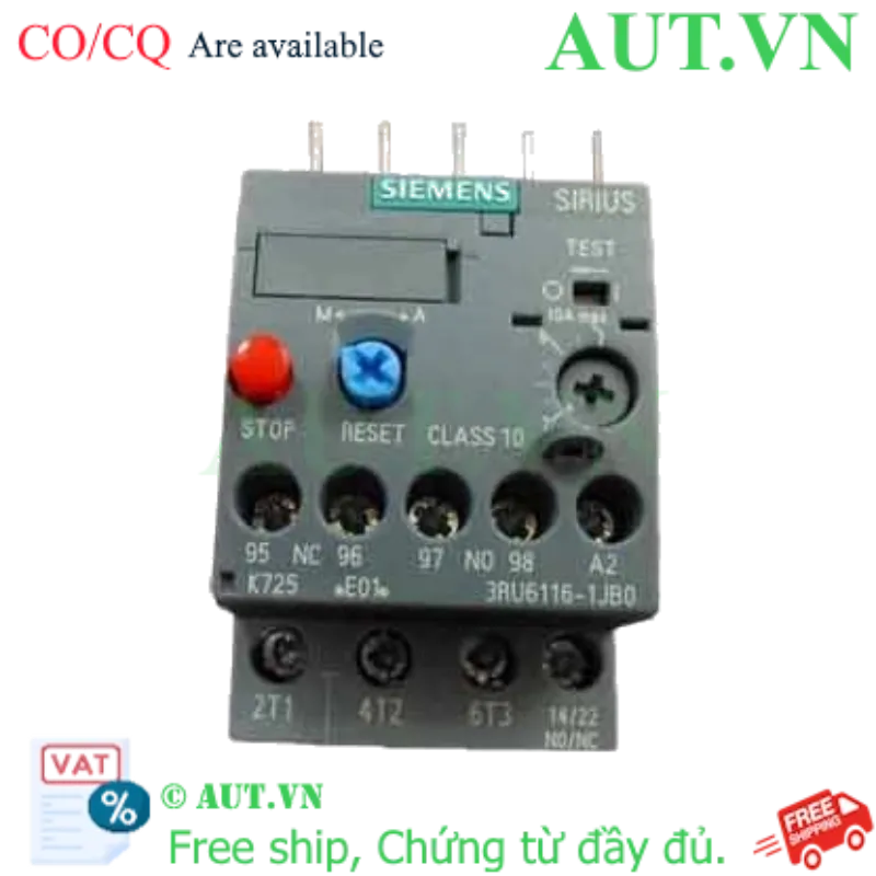 Ảnh của Rơ le nhiệt SIEMENS 3RU6116-1JB0 