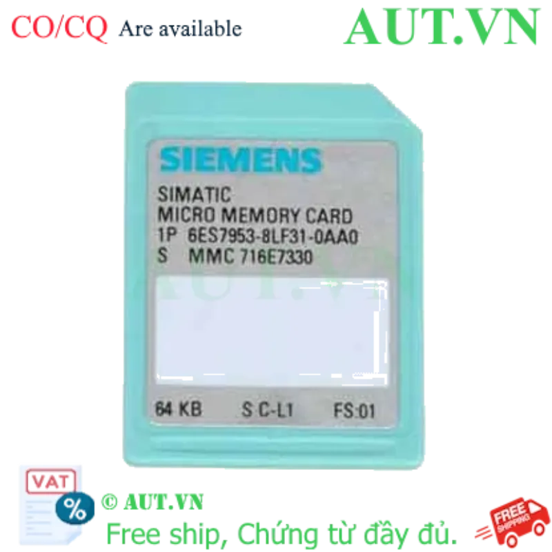 Ảnh của Thẻ nhớ micro cho S7-300 SIEMENS 6ES7953-8LF31-0AA0 