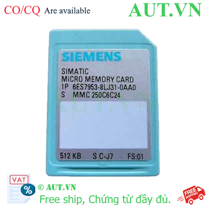 Ảnh của Thẻ nhớ micro cho S7-300 SIEMENS 6ES7953-8LJ31-0AA0 