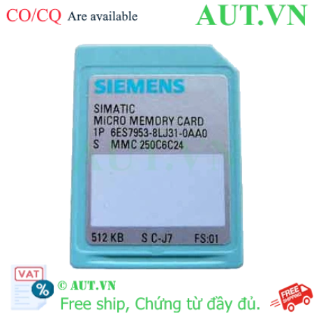Ảnh của Thẻ nhớ micro cho S7-300 SIEMENS 6ES7953-8LJ31-0AA0 
