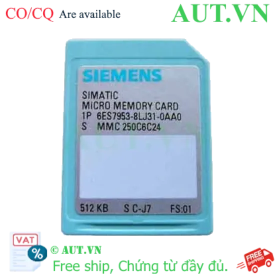 Ảnh của Thẻ nhớ micro cho S7-300 SIEMENS 6ES7953-8LJ31-0AA0 