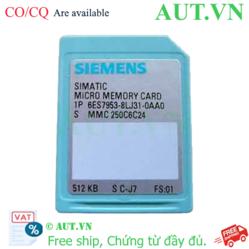 Ảnh của Thẻ nhớ micro cho S7-300 SIEMENS 6ES7953-8LJ31-0AA0 