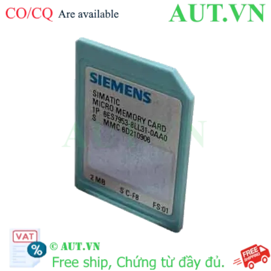 Ảnh của Thẻ nhớ micro cho S7-300 SIEMENS 6ES7953-8LL31-0AA0 