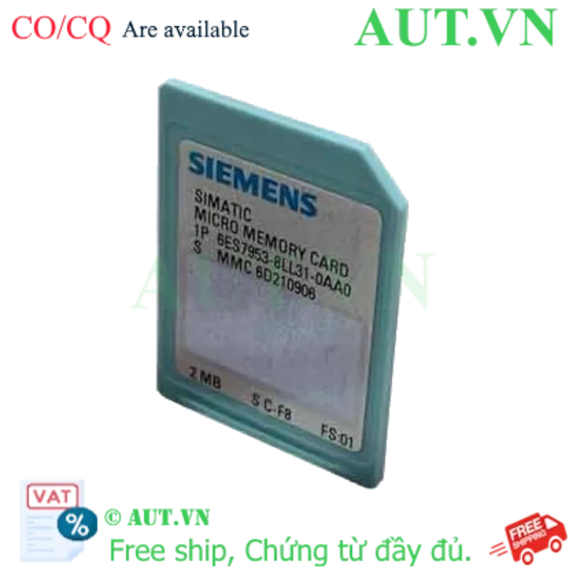 Ảnh của Thẻ nhớ micro cho S7-300 SIEMENS 6ES7953-8LL31-0AA0 
