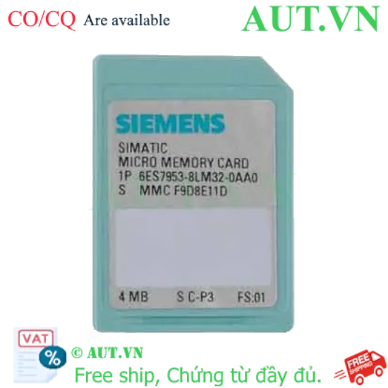 Ảnh của Thẻ nhớ micro cho S7-300 SIEMENS 6ES7953-8LM32-0AA0 