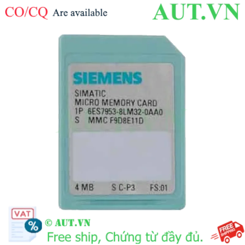 Ảnh của Thẻ nhớ micro cho S7-300 SIEMENS 6ES7953-8LM32-0AA0 
