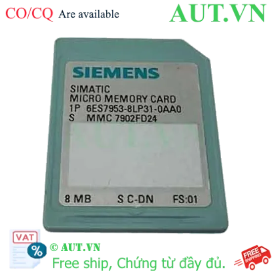 Ảnh của Thẻ nhớ micro cho S7-300 SIEMENS 6ES7953-8LP31-0AA0 