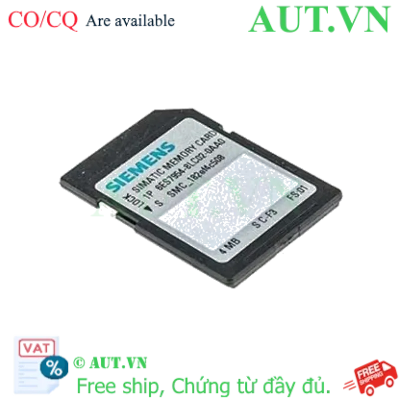 Ảnh của Thẻ nhớ SIMATIC S7 cho S7-1x00 SIEMENS 6ES7954-8LC02-0AA0 