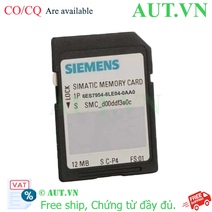 Ảnh của Thẻ nhớ SIMATIC S7 cho S7-1x00 SIEMENS 6ES7954-8LE04-0AA0 