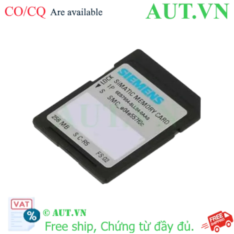 Ảnh của Thẻ nhớ SIMATIC S7 cho S7-1x00 SIEMENS 6ES7954-8LL04-0AA0 