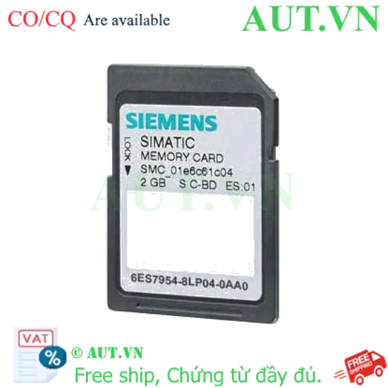 Ảnh của Thẻ nhớ SIMATIC S7 cho S7-1x00 SIEMENS 6ES7954-8LP04-0AA0 