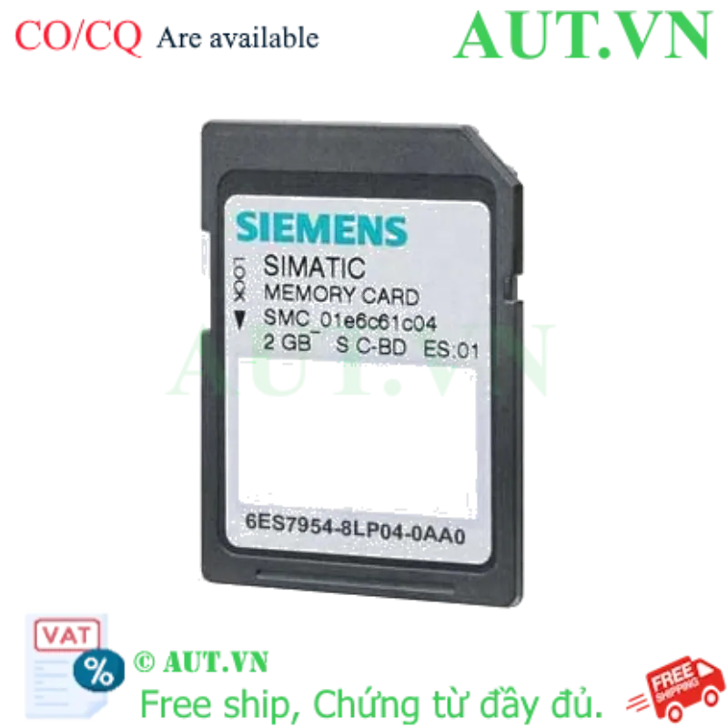Ảnh của Thẻ nhớ SIMATIC S7 cho S7-1x00 SIEMENS 6ES7954-8LP04-0AA0 