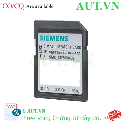 Ảnh của Thẻ nhớ SIMATIC S7 cho S7-1x00 SIEMENS 6ES7954-8LT04-0AA0 