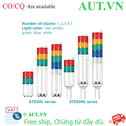 Ảnh của Đèn tháp Qlight STG50LF-4-24-RAGB-QL18