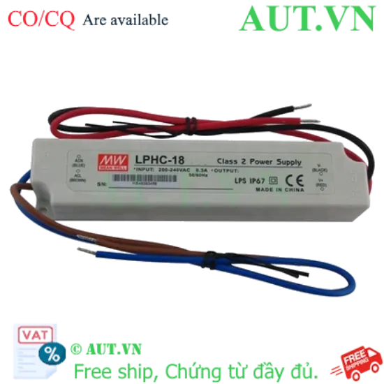 Ảnh của Bộ nguồn LED Meanwell LPHC-18-350 (6-48V 18W 350mA)