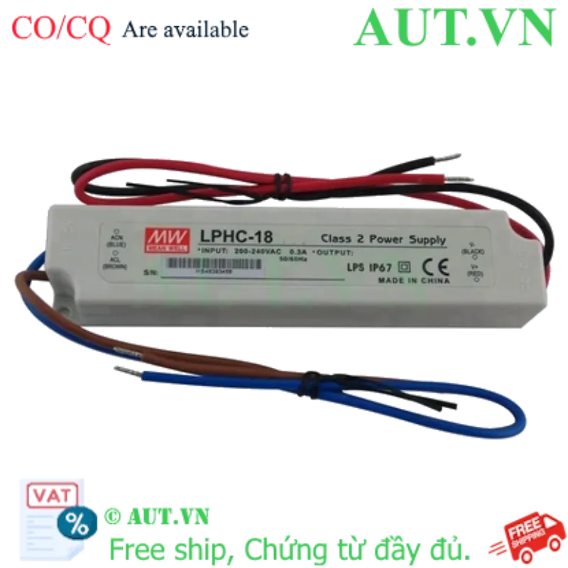 Ảnh của Bộ nguồn LED Meanwell LPHC-18-350 (6-48V 18W 350mA)