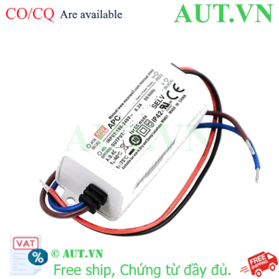 Ảnh của Bộ nguồn LED Meanwell APC-12E-350 (12W 36V 350mA)