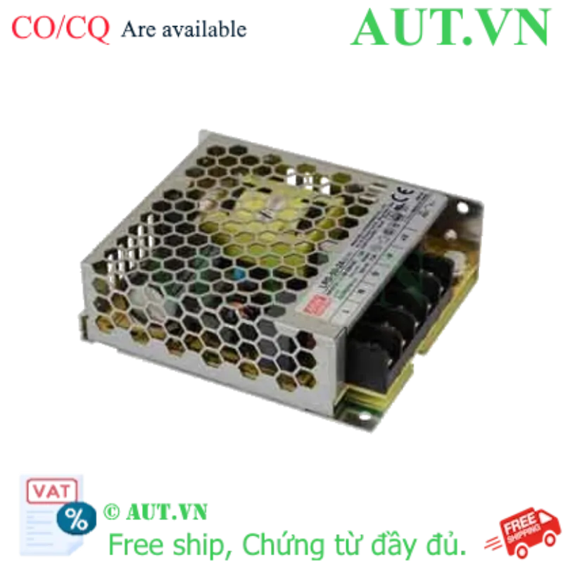 Ảnh của Nguồn Mean Well LRS-50-24 (24V-2.2A) | Siêu Mỏng, Hiệu Suất 88%, Chuẩn Công Nghiệp