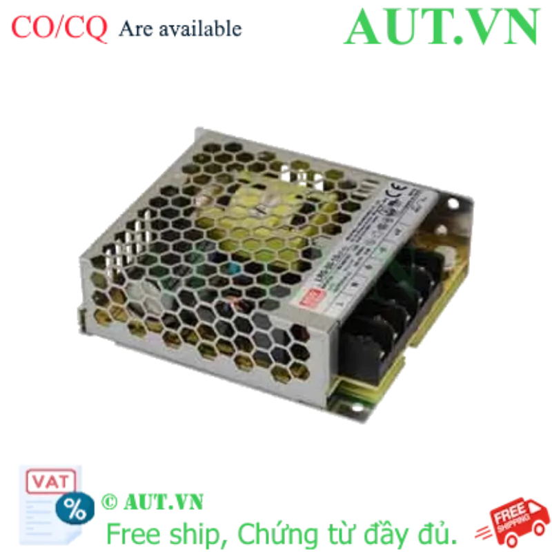 Ảnh của Bộ Nguồn Mean Well LRS-50-15 (15V-3.4A-51W) | Siêu Mỏng, Hiệu Suất Cao, Chính Hãng AUT VN