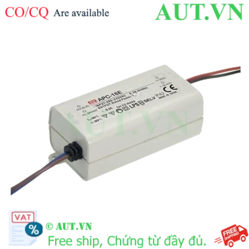 Ảnh của Bộ nguồn LED Meanwell APC-16E-700 (16W 24V 700mA)