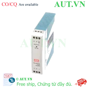 Ảnh của Bộ Nguồn Mean Well MDR-10-24 | 24VDC 10W, Siêu Mỏng, Lắp Ray DIN - AUT VN