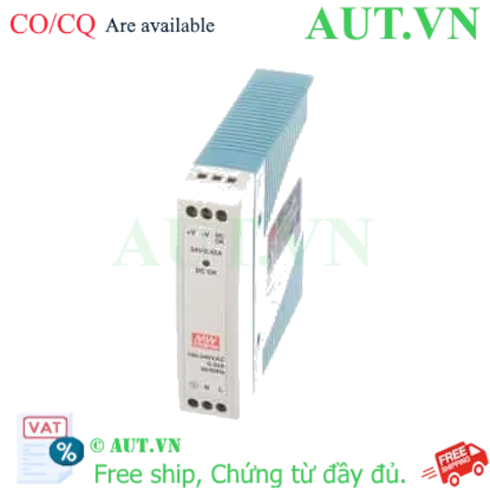 Ảnh của Bộ Nguồn Mean Well MDR-10-24 24VDC 10W: Siêu Mỏng, Lắp Ray DIN, Bền Bỉ - AUT VN