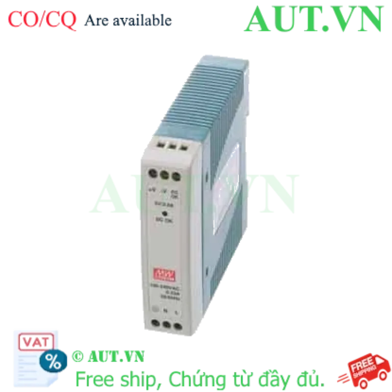 Ảnh của Bộ Nguồn Mean Well MDR-10-5 | 5V 2A 10W | Lắp Ray DIN Siêu Mỏng - AUT VN