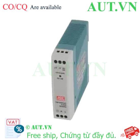 Ảnh của Bộ Nguồn Mean Well MDR-10-12 (12V-10W) - Siêu Mỏng, Lắp Ray DIN, Chính Hãng AUT VN