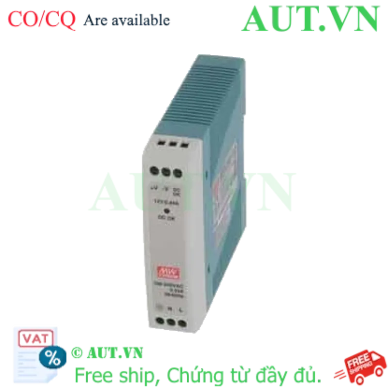 Ảnh của Bộ Nguồn Mean Well MDR-10-12 (12V 10W) | Siêu Mỏng, Lắp Thanh Ray DIN, Chính Hãng AUT VN
