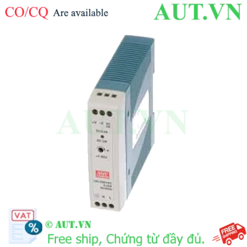 Ảnh của Bộ nguồn Mean Well MDR-20-5 5V 3A 15W lắp thanh ray DIN - AUT VN