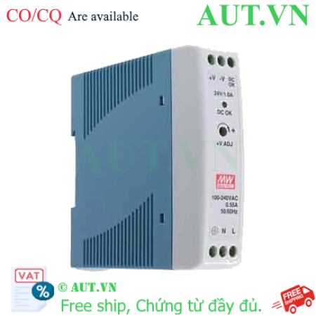 Ảnh của MDR-20-24 Bộ nguồn lắp thanh ray MEAN WELL - Giá tốt