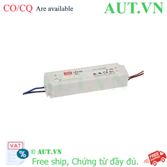 Ảnh của Nguồn LED Mean Well LPV-60-48 (48V-60W) - Chống Nước IP67, Chuẩn Class 2, Siêu Bền Bỉ