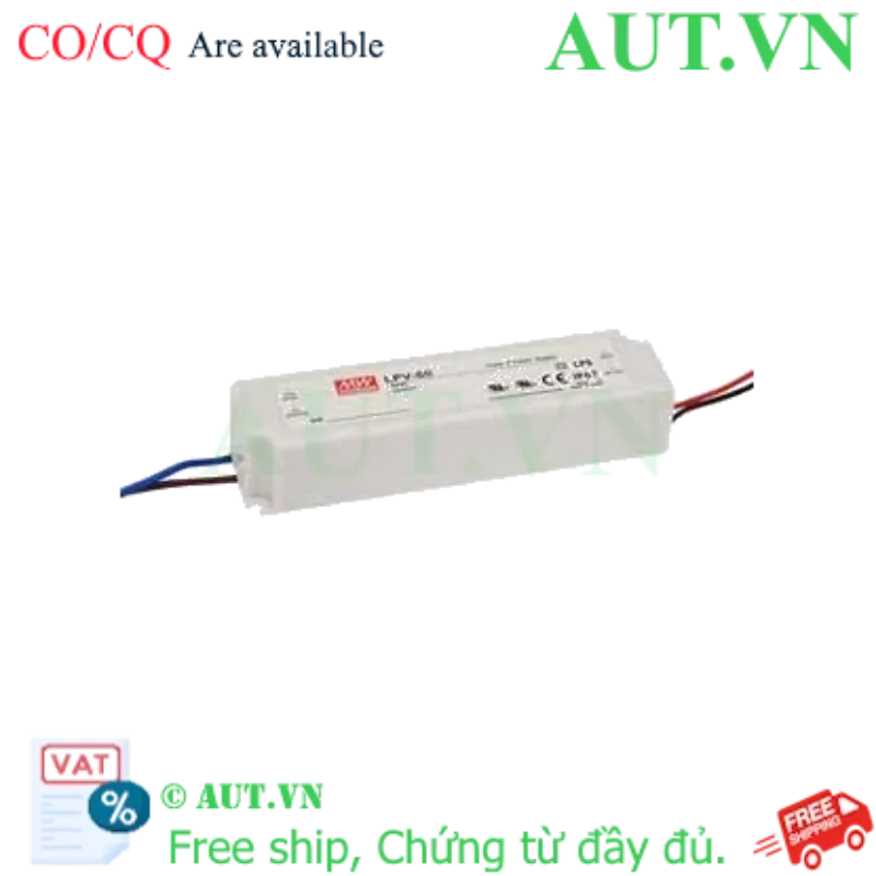 Ảnh của Nguồn LED Mean Well LPV-60-48 (48V-60W) - Chống Nước IP67, Chuẩn Class 2, Siêu Bền